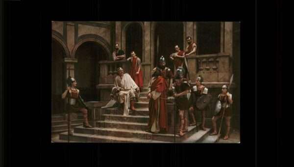 Passionsspiele Oberammergau Jesus vor Pilatus No 18