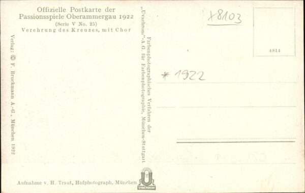 Passionsspiele Oberammergau Verehrung des Kreuzes mit Chor No 25 – Bild 2