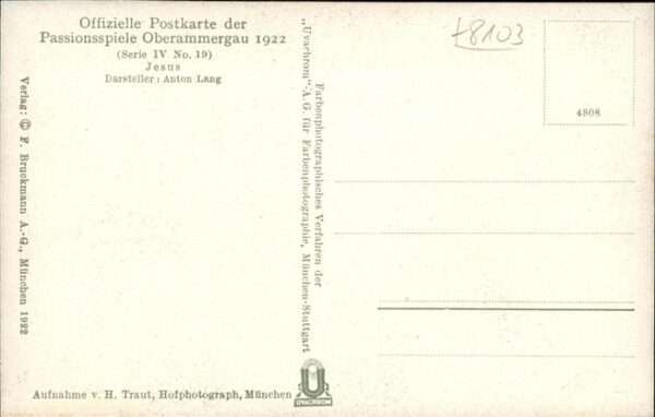 Passionsspiele Oberammergau Jesus No 19 – Bild 2