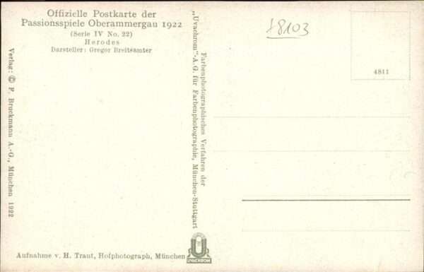 Passionsspiele Oberammergau Herodes No 22 – Bild 2