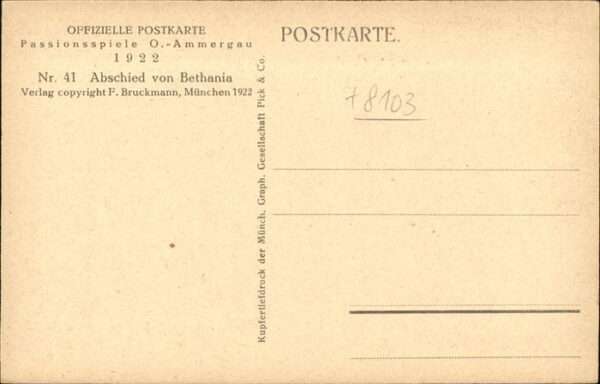 Passionsspiele Oberammergau Abschied von Bethania Nr 41 – Bild 2