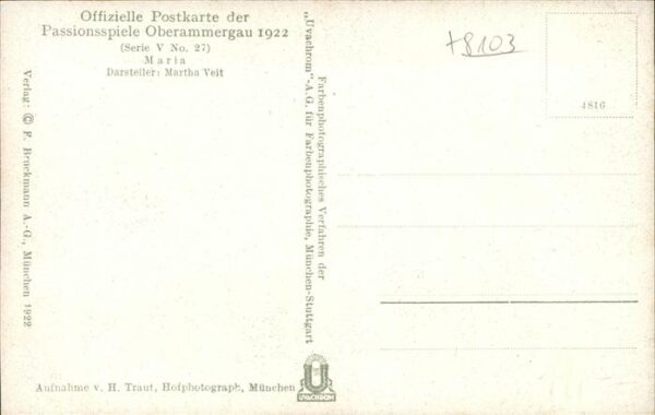Passionsspiele Oberammergau Maria No 27 – Bild 2