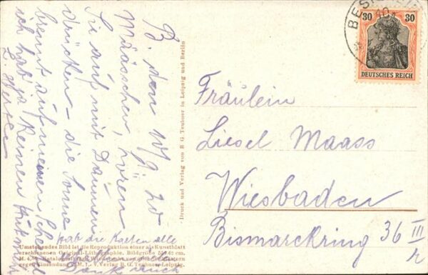 Kuenstlerkarte Prenzel Am Neckar Brücke – Bild 2