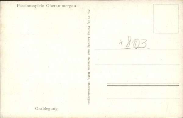 Passionsspiele Oberammergau Grablegung – Bild 2