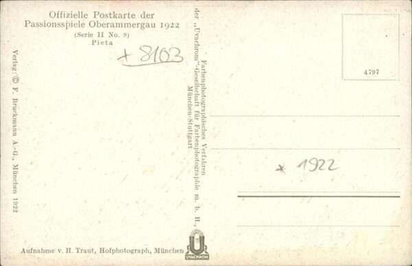 Passionsspiele Oberammergau Pieta No 8 – Bild 2