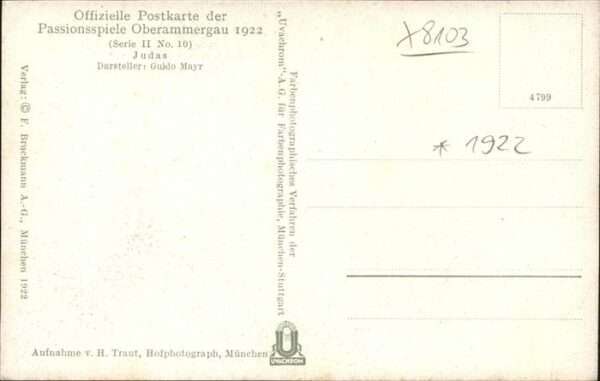 Passionsspiele Oberammergau Judas No 10 – Bild 2