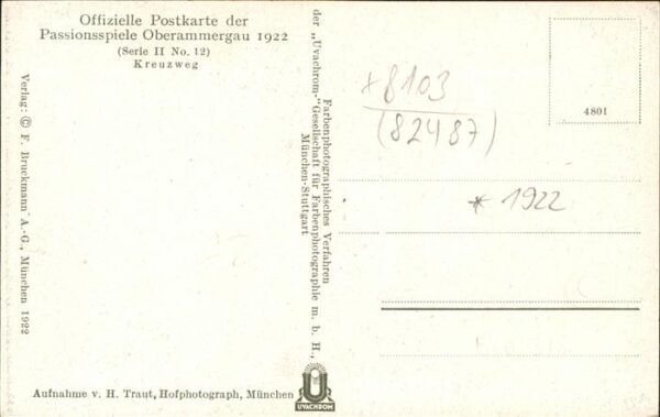 Passionsspiele Oberammergau Kreuzweg No 12 – Bild 2