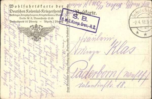 Kuenstlerkarte Hans Baluschek Bier her Bier her – Bild 2
