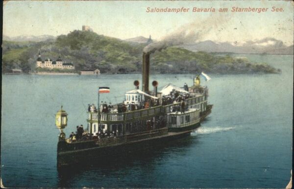 Dampfer Binnenschifffahrt Salondampfer Bavaria Starnbergersee