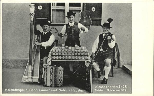 Musikanten Heimatkapelle Gebr Sauer und Sohn