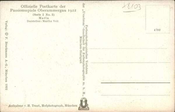 Passionsspiele Oberammergau Maria No 3 – Bild 2