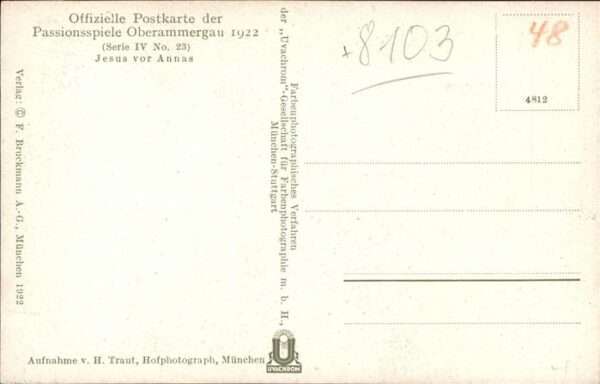 Passionsspiele Oberammergau Jesus vor Annas No 23 – Bild 2