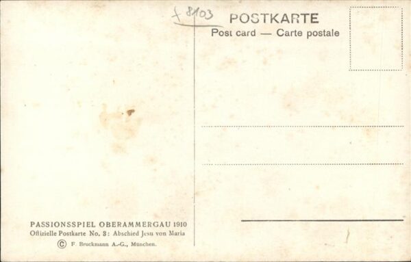 Passionsspiele Oberammergau Abschied Jesus von Maria No 3 – Bild 2
