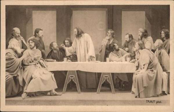 Passionsspiele Oberammergau Abenmahlszene Nr 36