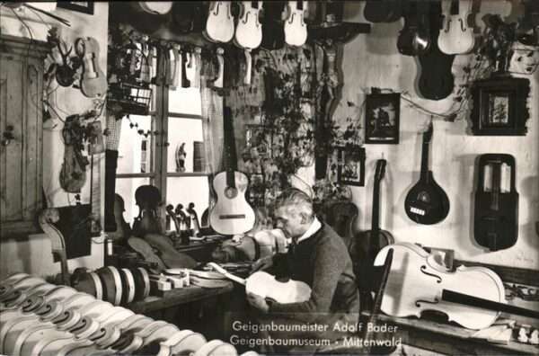 Handwerk Geigenbaumeister Adolf Bader