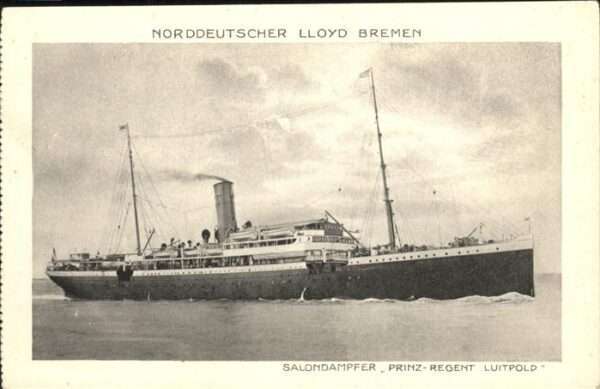 Dampfer Oceanliner Prinz Regent Luitpold