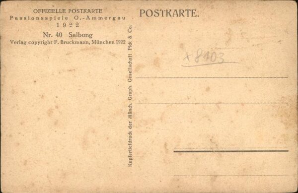 Passionsspiele Oberammergau Salbung Nr 40 – Bild 2