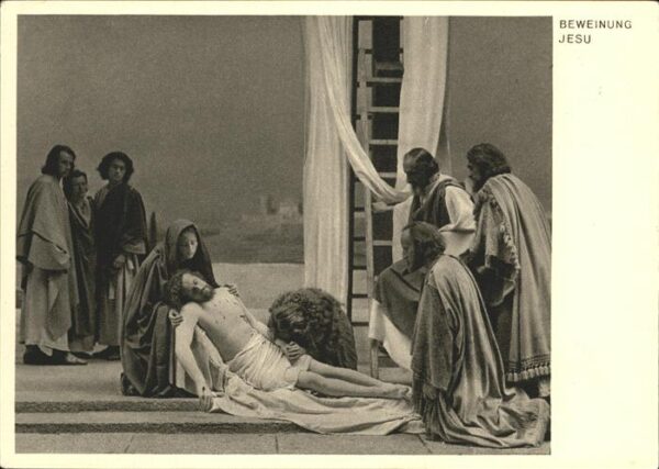 Passionsspiele Oberammergau Beweihung Jesu