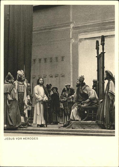 Passionsspiele Oberammergau Jesus vor Herodes