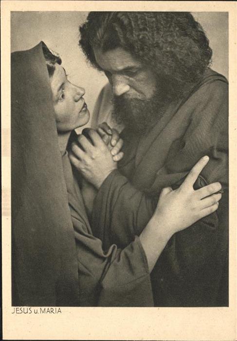 Passionsspiele Oberammergau Jesus und Maria Nr 8