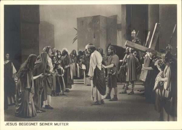 Passionsspiele Oberammergau Jesus Begegnet seiner Mutter