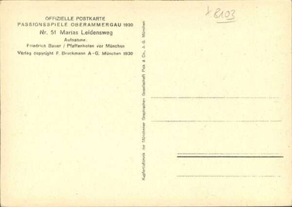 Passionsspiele Oberammergau Marias Leidensweg Nr 51 – Bild 2