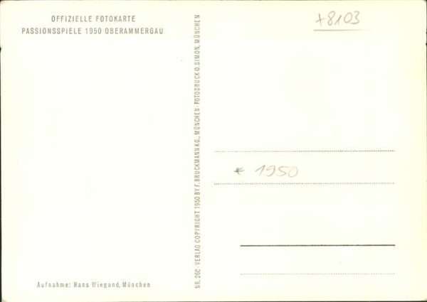 Passionsspiele Oberammergau Maria Mayr Annemie – Bild 2