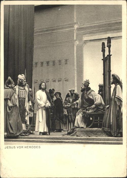 Passionsspiele Oberammergau Jesus vor Herodes