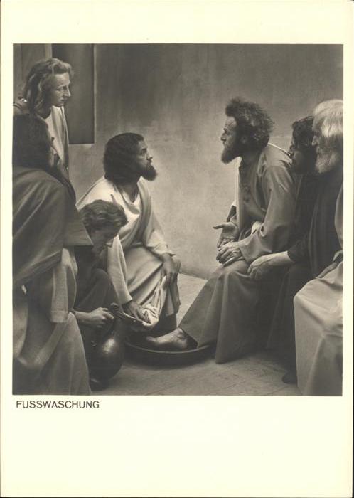 Passionsspiele Oberammergau Fusswaschung