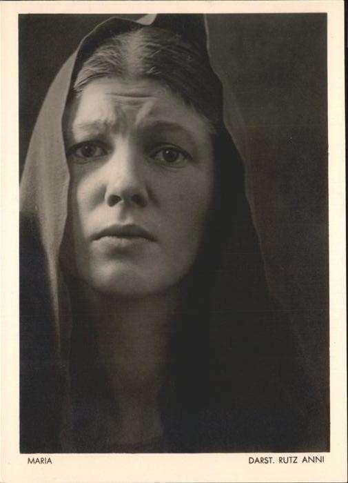 Passionsspiele Oberammergau Maria Rutz Anni