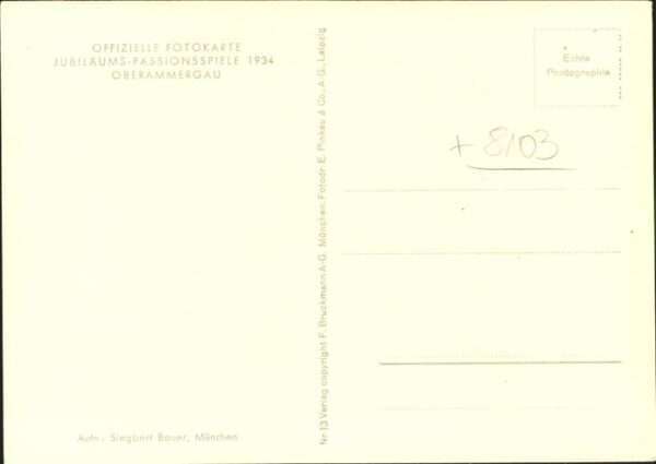Passionsspiele Oberammergau Johannes Bierling Willy – Bild 2
