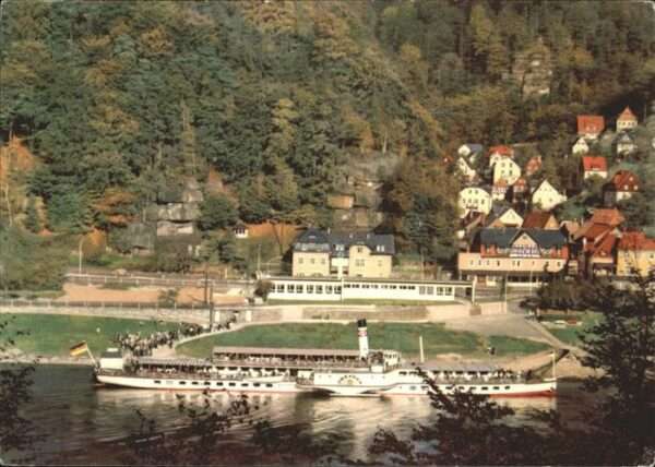 Dampfer Binnenschifffahrt Schmilka
