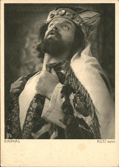 Passionsspiele Oberammergau Kaiphas Rutz Hugo Nr 22