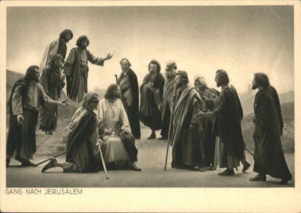 Passionsspiele Oberammergau Gang nach Jerusalem Nr 32