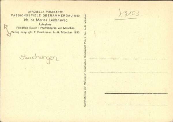 Passionsspiele Oberammergau Marias Leidenweg Nr 51 – Bild 2