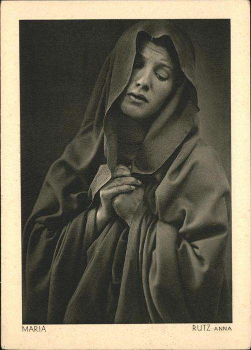 Passionsspiele Oberammergau Maria Rutz Anna Nr 6