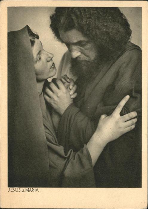 Passionsspiele Oberammergau Jesus und Maria Nr 8