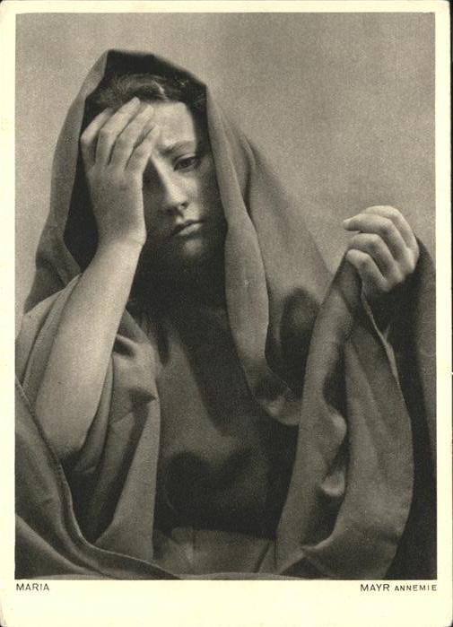 Passionsspiele Oberammergau Maria Mayr Annemie