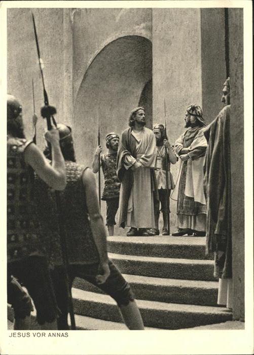 Passionsspiele Oberammergau Jesus vor Annas