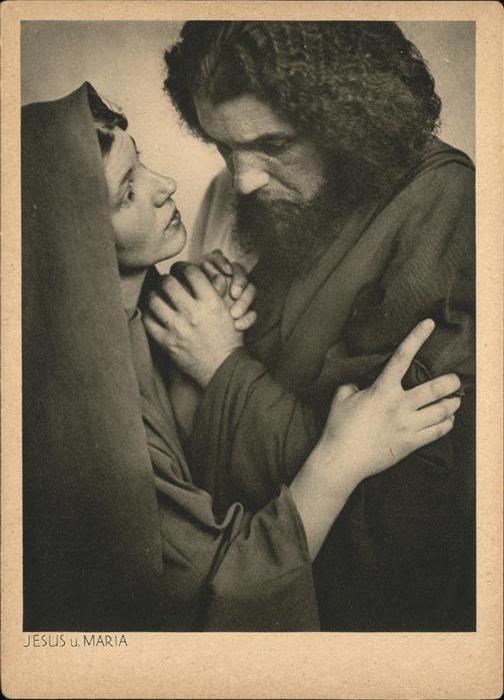 Passionsspiele Oberammergau Jesus und Maria Nr 8