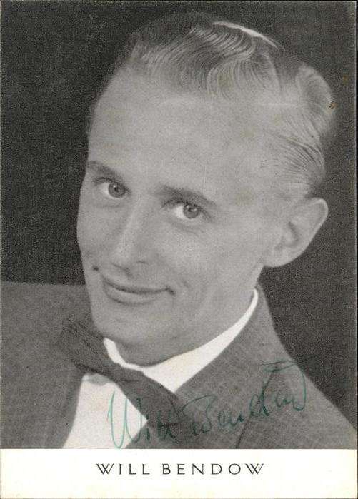 Schauspieler Will Bendow