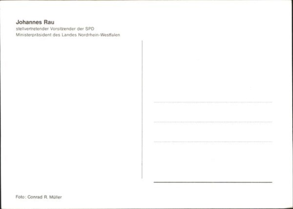 Politiker Johannes Rau – Bild 2