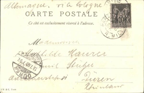 Exposition Universelle Paris 1900 Pont Alexandre III Schiff – Bild 2