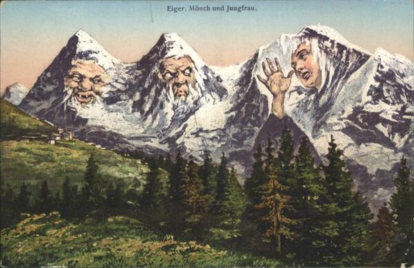 Berggesichter Mönch Jungfrau Eiger