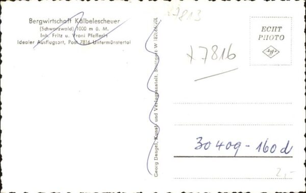 Schwarzwald Almgaststätte Kälobelescheuer – Bild 2