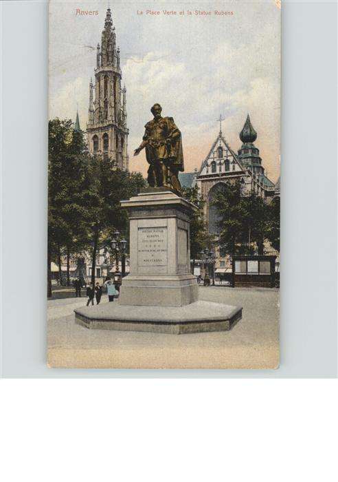 Anvers Antwerpen Place Verte
Statue Rubens