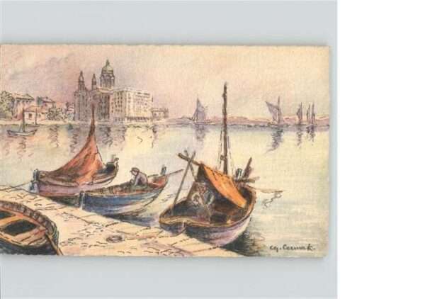 Saint-Raphael Var Port Künstlerkarte
Pescateurs
