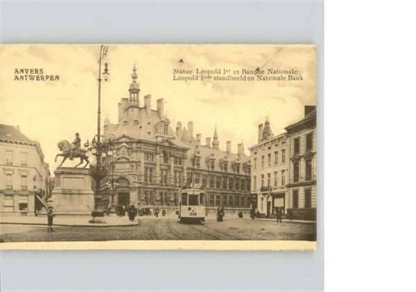 Anvers Antwerpen Statue Leopold
Banque Nationale