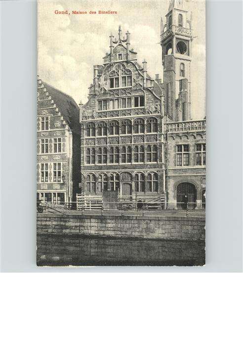 Gand Belgien Maison des Bateliers