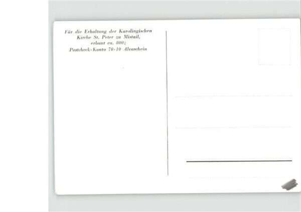 Alvaschein Kath. Kirche St. Peter zu Mistail – Bild 2